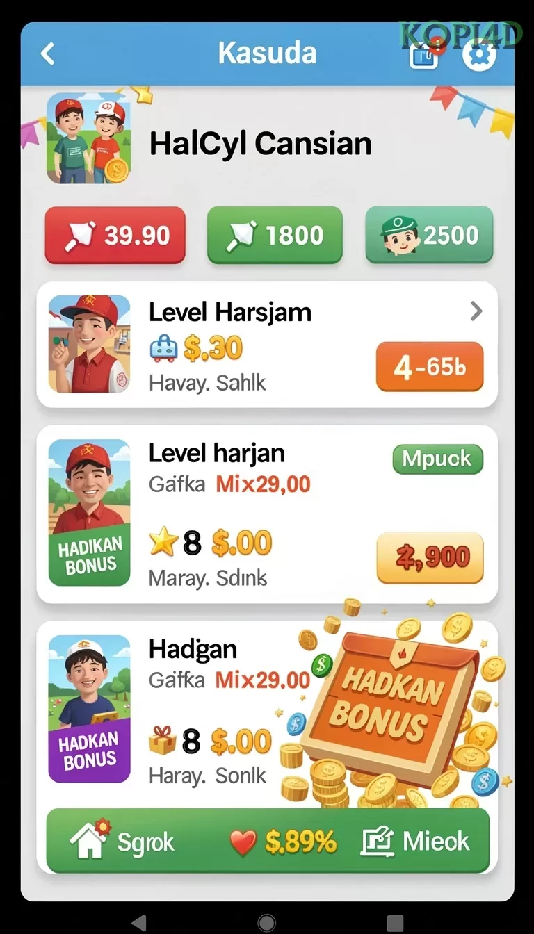 Promosi & Jackpot kopi4d screenshot